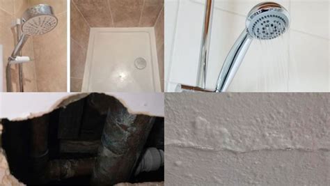 tile shower leaking through ceiling|Shower Leaking Through Ceiling (Problem & Solution)。